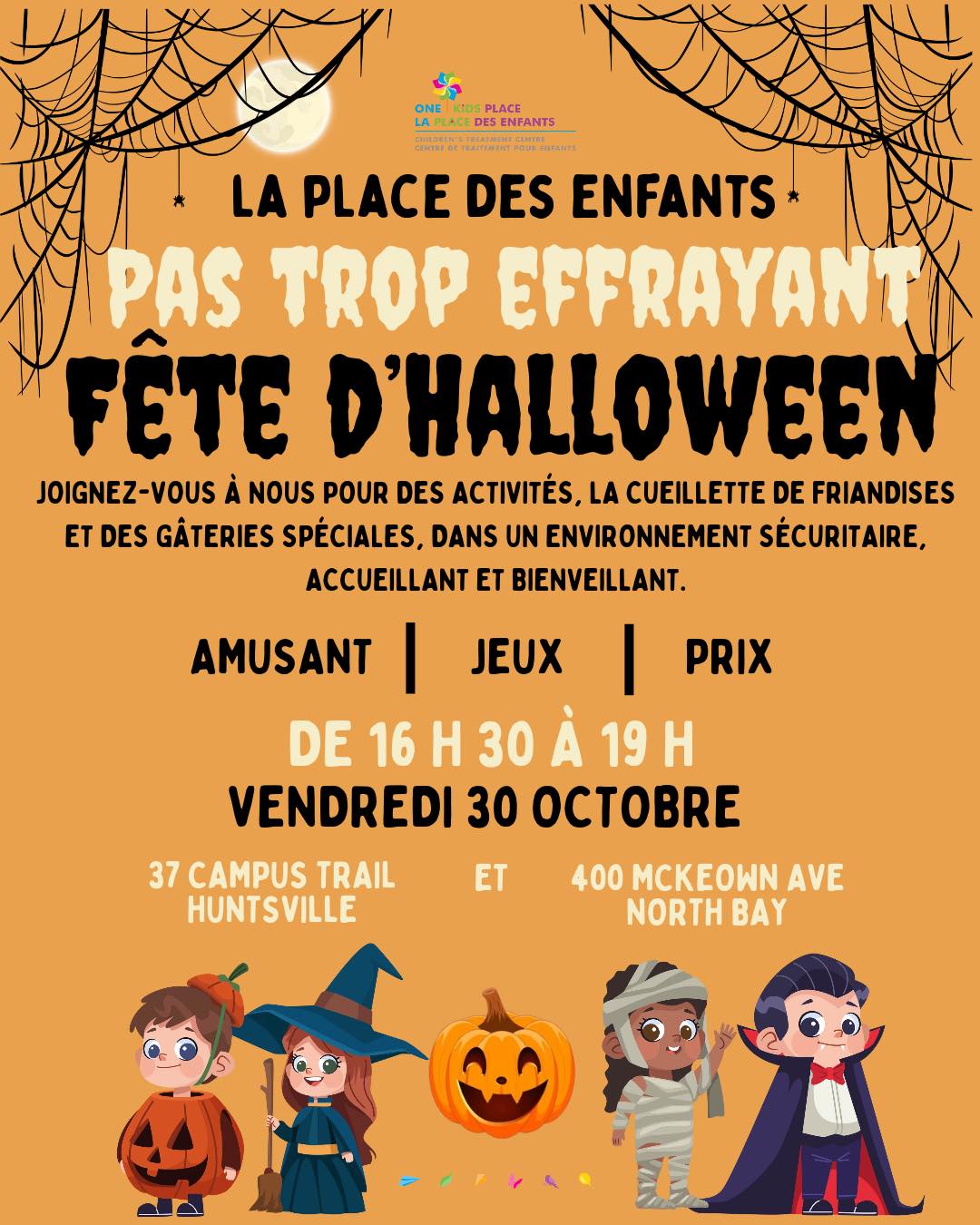 Pas trop effrayant Fête d’Halloween 2026